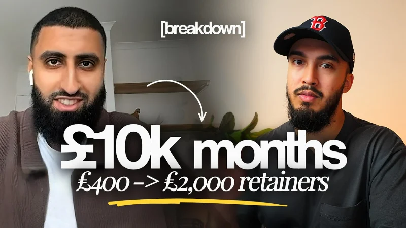 Atiq on scaling to £10k months with fewer clients
