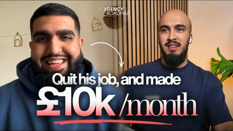 Faizal on quitting his job after his first £10k month